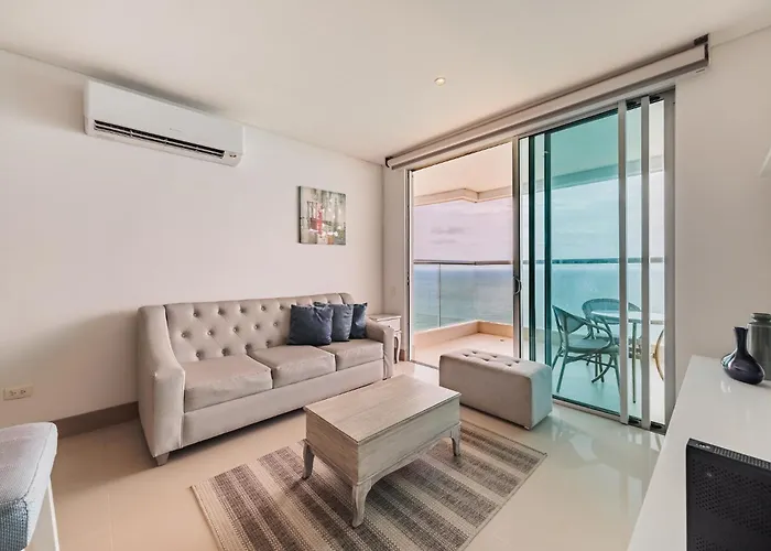 Precioso Apto De 1 Habitacion Con Vista Extraordinaria En Bocagrande