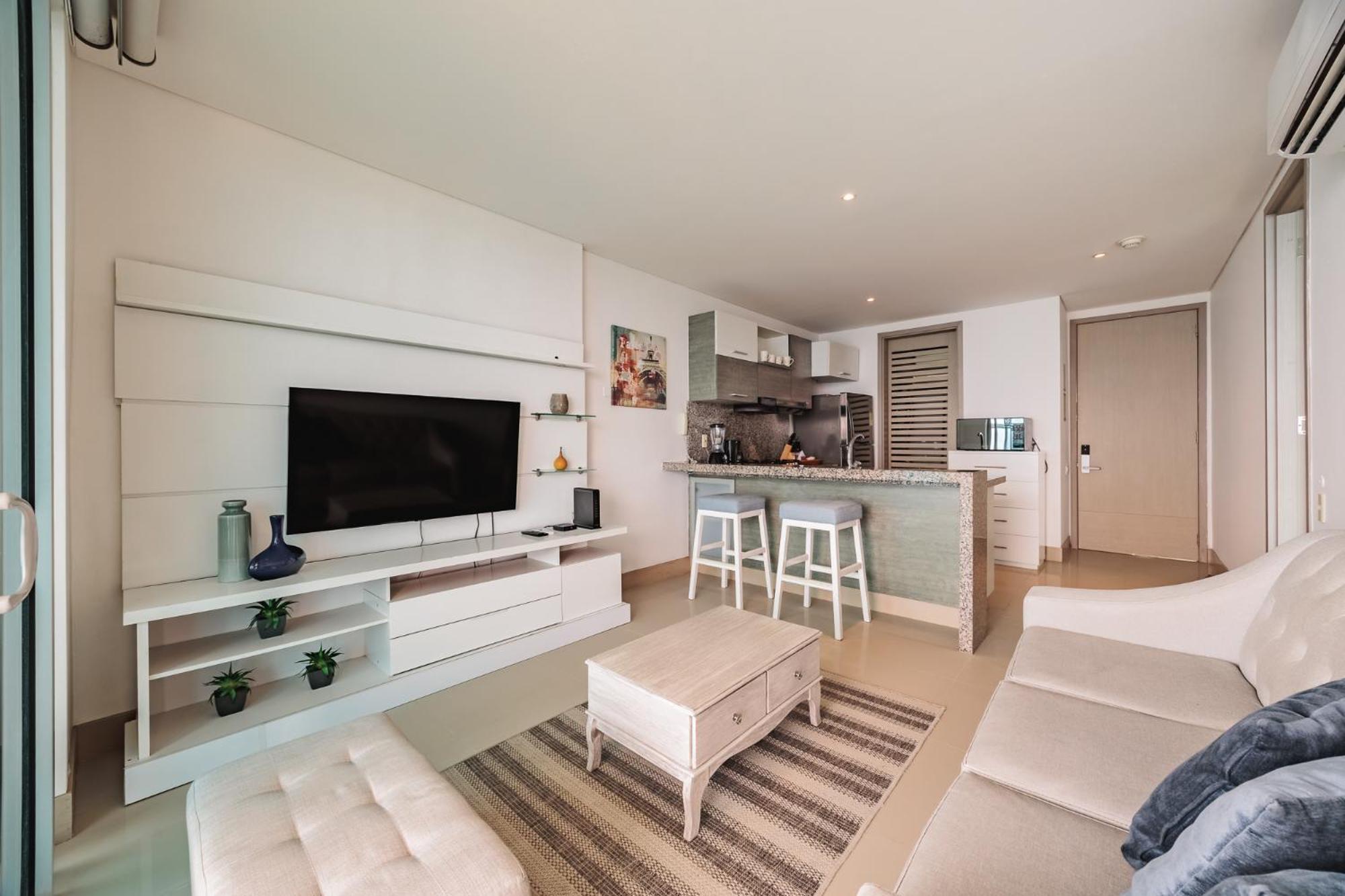 Precioso Apto De 1 Con Vista Extraordinaria En Bocagrande Apartamento *